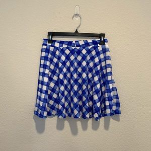Tablecloth mini skirt